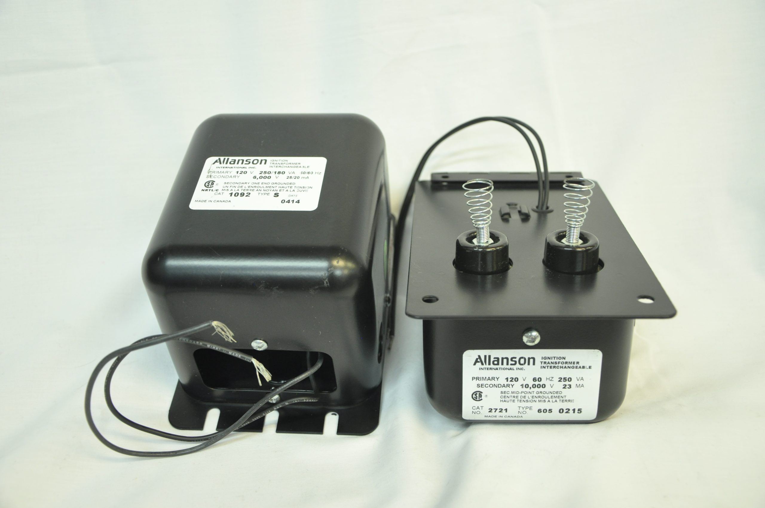 Transformador ign allanson 10. P/af g 2e-2721 TYPE 605